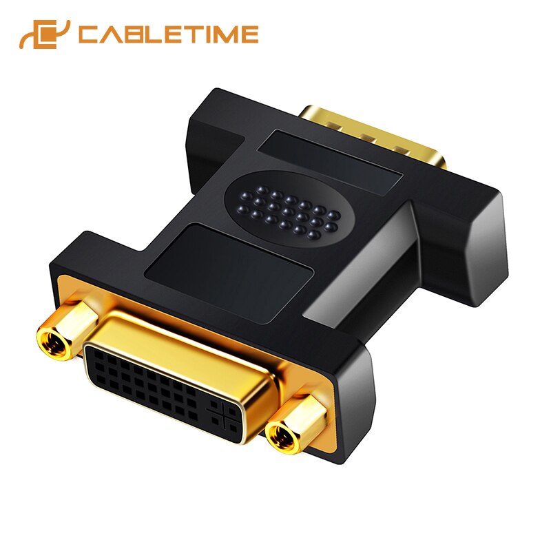 CABLETIME-VGA Male to DVI 24 + 5   , DVI to VGA  1080 ݵ DVI , ǻ PC Ʈ C11